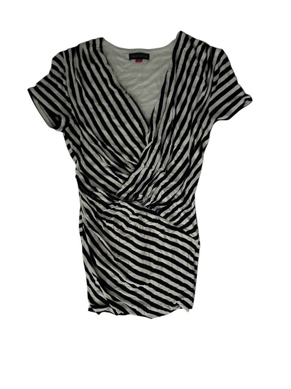 Vince Camuto Striped Wrap Blouse